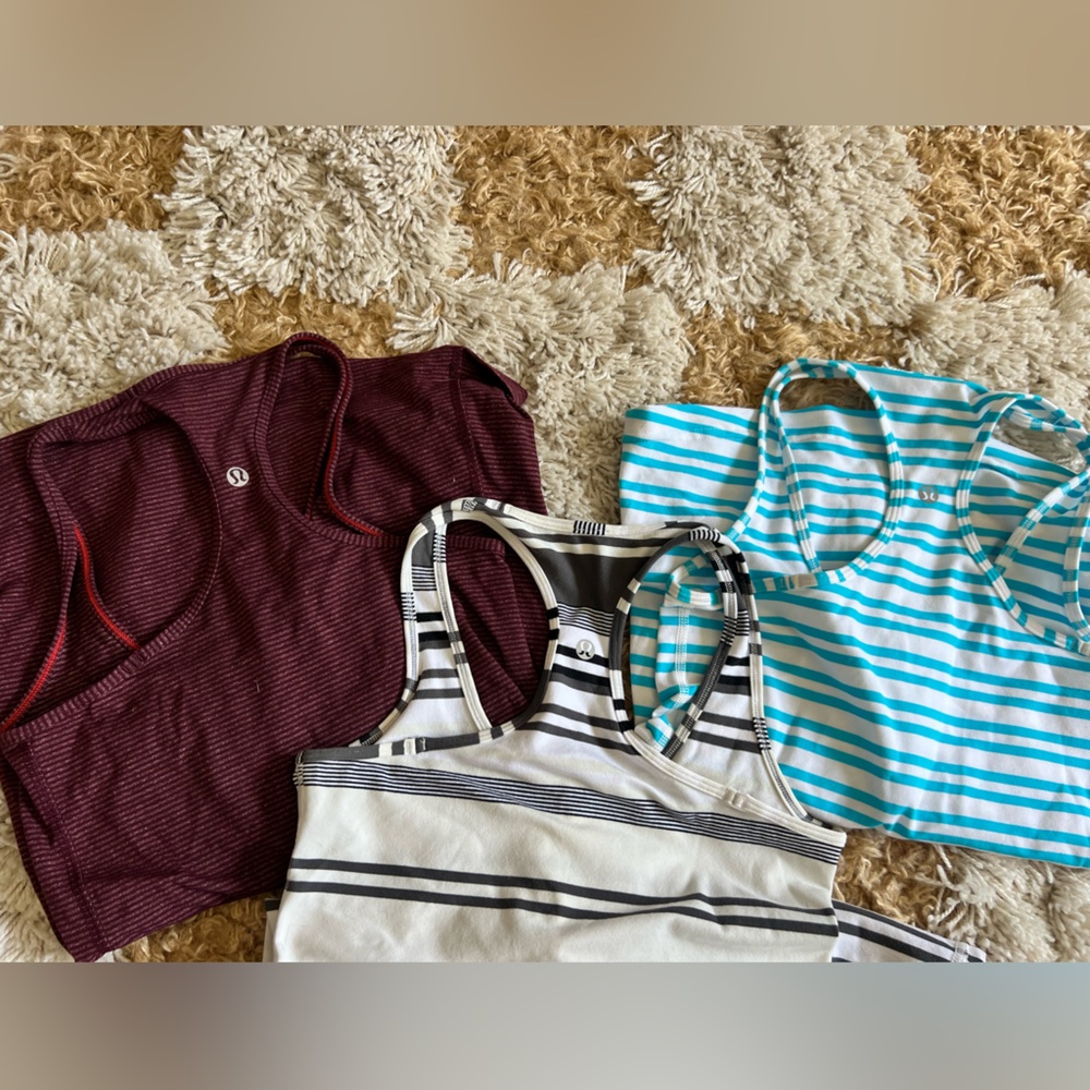 Lululemon racerback tank tops